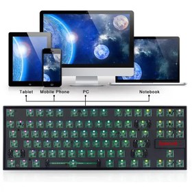 تصویر کیت صفحه کلید مکانیکال 80 درصد ردراگون مدل BBK552 Redragon BBK552 80% Custom Gaming Mechanical Keyboard Kit