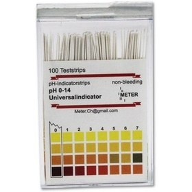 تصویر کاغذ PH متر اراک شیمی مدل 0 تا 14 بسته 100 عددی ا Arak Chemie PH meter paper model 0 to 14 pack of 100 pieces Arak Chemie PH meter paper model 0 to 14 pack of 100 pieces