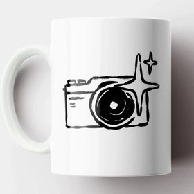 تصویر ماگ سرامیکی طرح عکاس کیوت و فانتزی کد682 