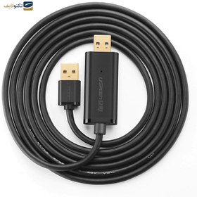 تصویر کابل تبدیل USB به USB یوگرین US166 مدل 20233 طول 2 متر UGREEN US166-20233 USB 2.0 Data Link Cable 2m