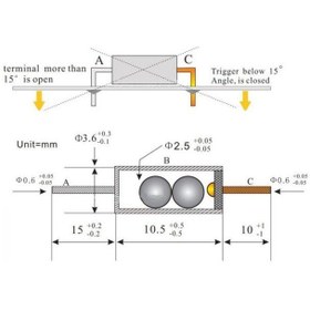 تصویر کلید جیوه مشکی SW-200D 