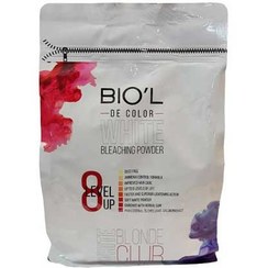 تصویر پودر دکلره سفید بیول حجم 1500 گرم Biol Powder Bleaching White 1500gr