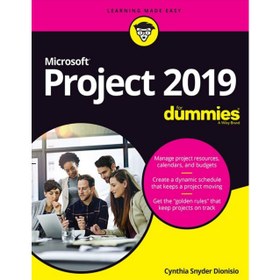 تصویر Microsoft Project 2019 For Dummies خرید کتاب زبان 