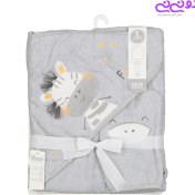 تصویر ست حوله دو تکه دورپیچ پاپو مدل perin کد 201023 