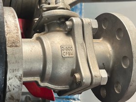 تصویر شیر توپی 2 اینچ دو تیکه ریس فیس کلاس 300 SEAT CF8M STEM CF8M BALL CF8M BODY CF8M BALL VALVE 2" #300 BODY CF8M BALL CF8M STEM CF8M SEAT CF8M