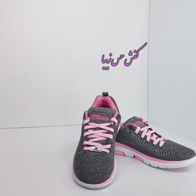 تصویر کفش مخصوص پیاده روی و ورزش برند پابین - طوسی صورتی / 37 
