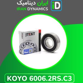 تصویر بلبرینگ کویو 6006.2RS.C3 ساخت ژاپن با قابلیت بررسی اصالت Ball Bearing Koyo 6006.2RS.C3