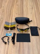 تصویر عینک کوهنوردی اوکلی چند لنز تاکتیکال 