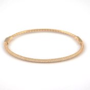 تصویر دستبند تنیسی نگین دار 