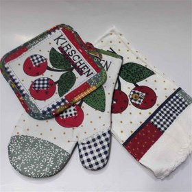 تصویر ست حوله و دستگیره 