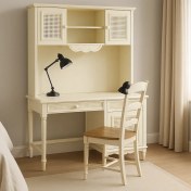 تصویر میز تحریر کتابخانه دار مدل امیلی 