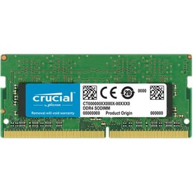 تصویر N.B Ram Crucial DDR4 8GB 2400 | رم لپ تاپی کروشیال 
