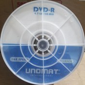 تصویر دی وی دی خام مارک Unomat پک 50 تایی ا Unomat blank dvd pack 50 pieces Unomat blank dvd pack 50 pieces
