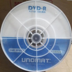 تصویر دی وی دی یونومات شرینگ 50 عددی کارتن 600 عددی(UNOMAT) (فقط عمده حداقل 6000 تا ) UNOMAT DVD-R