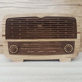 تصویر جا دستمال کاغذی طرح رادیو tissue box Radio