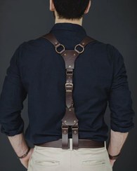 تصویر ساسبند چرم طبیعی،ساسپندر‌،هارنس_ بندشلوار 