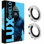 تصویر محافظ لنز دوربین لوکس شیلد نگین دار Mi 13T / 13T Pro - نقره‌ای LuxShild Diamond Camera Protector Mi 13T / 13T Pro