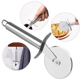 تصویر پیتزا بر استیل 