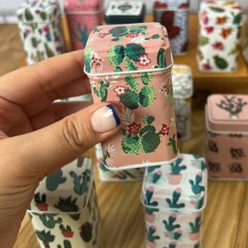 تصویر قوطى فلزى كاكتوس 