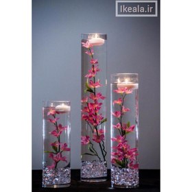 تصویر شمع شناور ایکیا بسته 24 عددی مدل FENOMEN ا Unscented floating candle Unscented floating candle