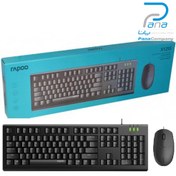 تصویر ست ماوس و کیبورد رپو مدل X125S باسیم Mouse and Keyboard Rapoo X125S Wired