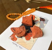 تصویر سنگ جاسپر قرمز تراش نخورده راف اصل طبیعی 