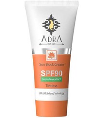 تصویر ضد آفتاب SPF90 آدرا Adra حجم 50ml 