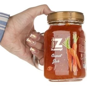 تصویر مربا هویج iZ 600g بزرگ و طرح لیوان