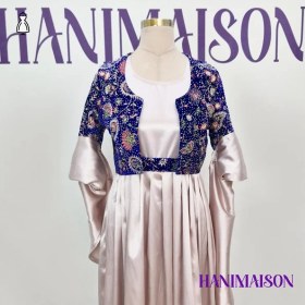 تصویر لباس کردی کمر چین دار هانی مزون 