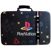 تصویر کیف حمل کنسول Ps5 برند نهل طرح کلاسیک پلی استیشن اسلیم 