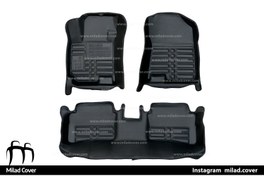 تصویر کفپوش پنج بعدی کیا ریو 2015 -2017 رنگ مشکی 