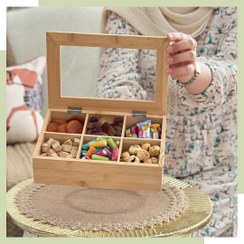 تصویر جعبه پذیرایی بامبو ۶ خانه 