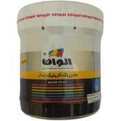 تصویر رنگ اکریلیک نقره ای متالیک مات 593 (کیلو) الوان کد ALCO-3117 