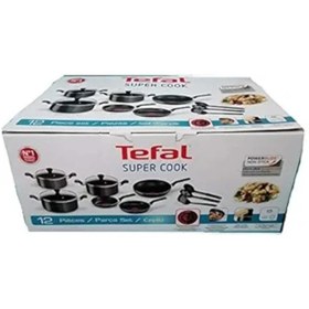 تصویر سرویس ۱۲ پارچه قابلمه تفال سرویس ۱۲ پارچه قابلمه تفال Tefal مدل B459SC84