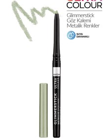 تصویر خط چشم اورجینال برند Avon مدل Glimmerstick Asansörlü Metalik Göz Kalemi کد 856037966 