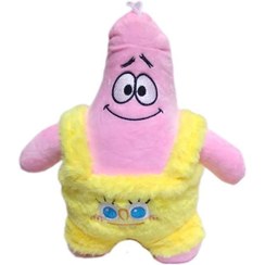 تصویر عروسک پاتریک لباس شخصیتی(باب اسفنجی) Patrick plush toy in SpongeBob costume
