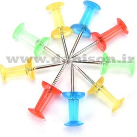 تصویر پونز رنگی شیشه‌ای 