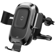 تصویر پایه نگهدارنده گوشی باسئوس مدل SUWX030001 با شارژر وایرلس ۱۵ وات 