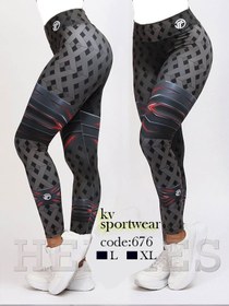 تصویر لگ کمر پهن ورزشی زنانه سابلی کد 0012 ا Sabley womens sports wide waist leggings code 0012 Sabley womens sports wide waist leggings code 0012