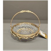 تصویر کشکول پذیرایی بلور و برنج مپکو 161718 