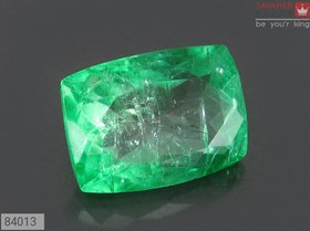 تصویر نگین زمرد کلمبیا طبیعی رنگ تقویت شده کد 84013 