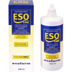 تصویر مایع لنز ایسو (ایتالیایی) ESOCARE حجم 360 ml [چند منظوره] 