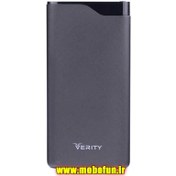 تصویر شارژر همراه وریتی مدل V-PU94 VERITY V-PU94R 10000mAh Powerbank