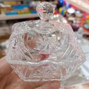 تصویر قندان کریستال چهار گوش استلا افندی پاشا باغچه ترکیه 