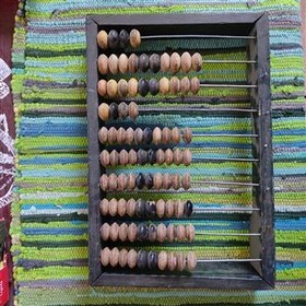 تصویر چرتکه قدیمی آنتیک 