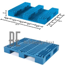 تصویر پالت پلاستیکی کد3002 pallet-plastic