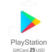 تصویر گیفت کارت 25 دلاری گوگل پلی آمریکا 