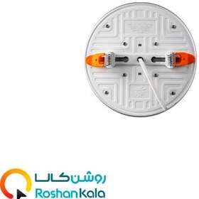 تصویر چراغ پنلی فول لایت فنر متحرک SMD توکار 20 وات دایره پارس شعاع توس 