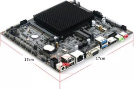 تصویر مادربرد صنعتی 4 هسته ای e.mini مدل Intel J1900 