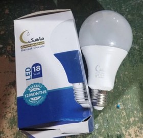 تصویر لامپ حبابی 18 وات ماهک LED BULB 18W